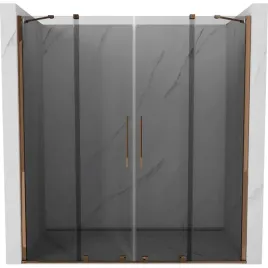 mexen-velar-duo-170-cm-drzwi-prysznicowe-grafit-rozowe-zloto