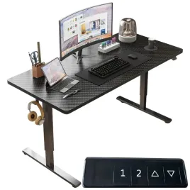 biurko-elektryczne-podnoszone-czarne-160-cm-regulowane-nowoczesne-72-118-cm