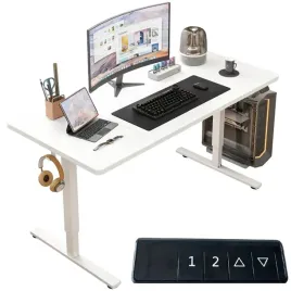biurko-elektryczne-podnoszone-biale-160-cm-regulowane-nowoczesne-72-118-cm