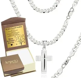 lancuszek-srebrny-meski-pancerka-diamentowany-krzyzyk-pr-925-grawer-gratis
