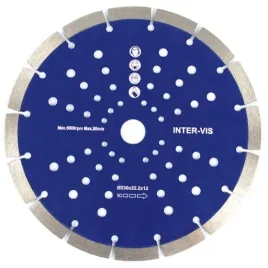 tarcza-diamentowa-segment-230-x-22-x-12mm-inter-vis