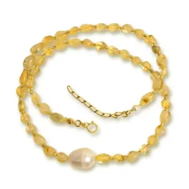 naszyjnik-cytryn-choker-perla-kamienie-naturalne-talizman-odwaga-obfitosc
