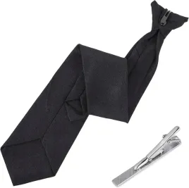 czarny-krawat-50cm-spinka-klips-do-krawatu-elegancki-zestaw-dla-mezczyzn