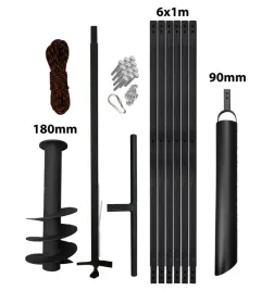 wiertnica-reczna-do-studni-180mm-7m-szlamowka-90