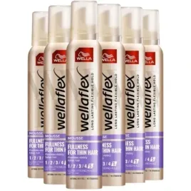 wellaflex-fullness-pianka-do-wlosow-elastyczne-utrwalenie-ochrona-uv-6szt