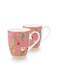 zestaw-kubkow-la-majorelle-pink-pip-studio-350-ml