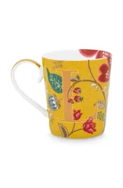 kubek-floral-fantasy-yellow-l-pip-studio-350-ml