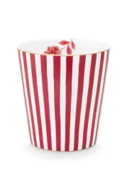 kubek-latte-royal-stripes-dark-pink-pip-studio-230-ml