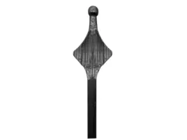 grot-stalowy-kuty-h165-12x12mm