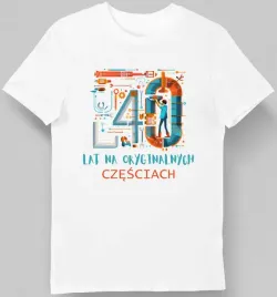 koszulka-meska-40-lat-na-oryginalnych-czesciach-biala-xl