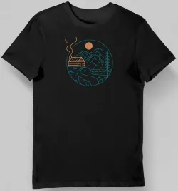 koszulka-meska-dom-z-kominem-w-gorach-czarna-3xl