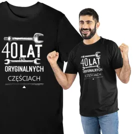 koszulka-urodzinowa-40-lat-na-oryginalnych-czesciach-czarna-3xl
