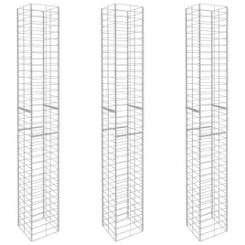 kosze-gabionowe-3-szt-galwanizowana-stal-25x25x197-cm