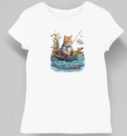koszulka-damska-kot-lowi-ryby-biala-2xl