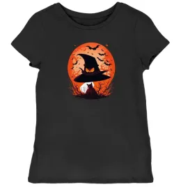 koszulka-damska-na-halloween-z-kapeluszem-kotem-i-nietoperzami-czarna-xl