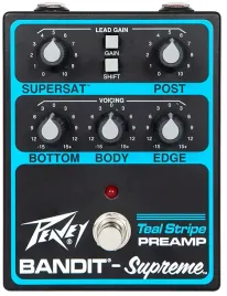 peavey-bandit-supreme-teal-stripe-preamp-pedal