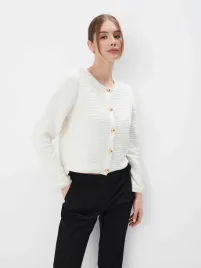 bialy-sweter-rozpinany-z-ozdobnymi-guzikami-mohito-xl