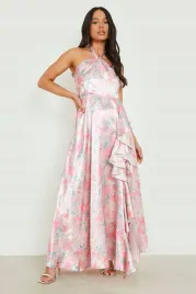 rozowa-satynowa-sukienka-maxi-w-kwiaty-z-paskiem-boohoo-s