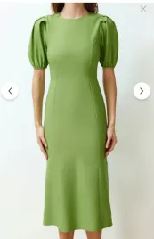 zielona-sukienka-midi-w-krotkim-rekawku-trendyol-xl