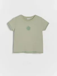 zielony-bawelniany-t-shirt-z-nadrukiem-reserved-134-140