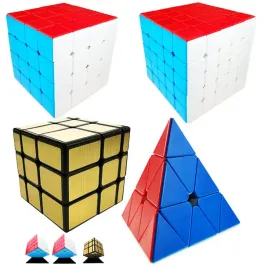 kostka-rubika-4x4-5x5-piramida-mirror-zlota-oryginalne-wyregulowane