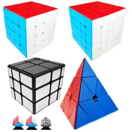 kostka-rubika-4x4-5x5-piramida-mirror-srebrna-oryginalne-wyregulowane