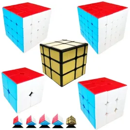 kostka-rubika-2x2-3x3-4x4-5x5-mirror-zlota-oryginalne-wyregulowane