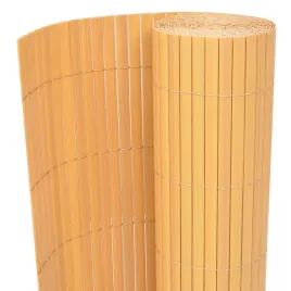 dwustronne-ogrodzenie-ogrodowe-pvc-90x300-cm-zolte