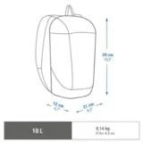 czarny-plecak-turystyczny-quechua-20l-stan-nowy