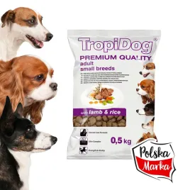 tropidog-premium-karma-dla-doroslych-psow-malych-ras-jagniecina-500g