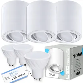 3x-spot-oprawa-natynkowa-halogenowa-tuba-ruchoma-gu10-10w-zimna-zarowka-led