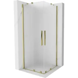 mexen-velar-duo-kabina-100x100-cm-szron-zloto-drzwi-rozsuwane