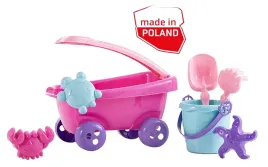 wozek-z-zabawkami-do-piasku-wiaderko-foremki-lopatka-grabki-rozowy-hemar