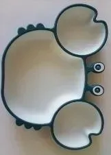 talerz-krab-premium-turkusowo-bialy
