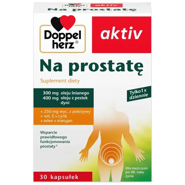 Doppelherz® aktiv Na prostatę, 30 kapsułek