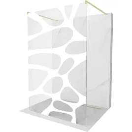 mexen-kioto-120x200cm-scianka-prysznicowa-bialy-wzor-zloty-mat