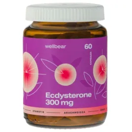 wellbear-ecdysterone-ekdysteron-300mg-ekstrakt-cyanotis-miesnie-60-kapsulek