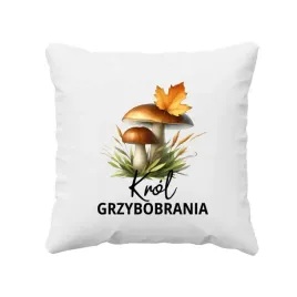 krol-grzybobrania-poduszka-prezent-dla-grzybiarza-grzybobranie
