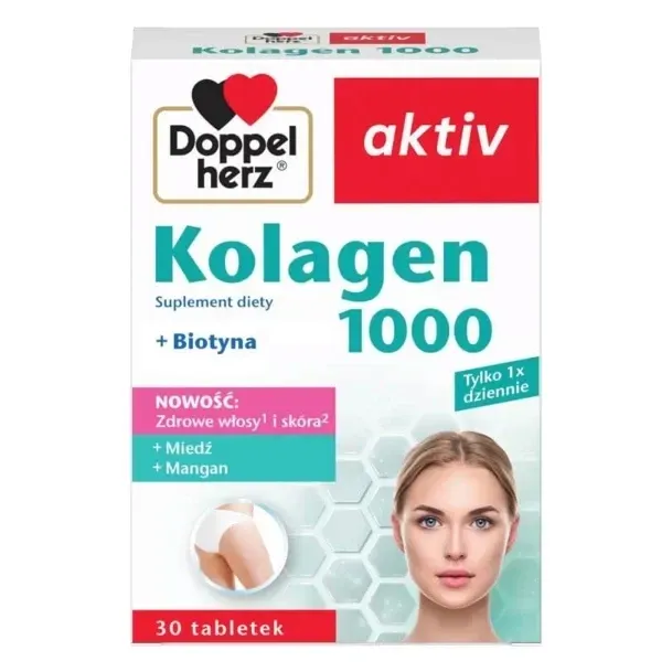Doppelherz® aktiv Kolagen 1000, 30 tabletek