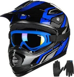 kask-motocross-dzieciecy-ilm-youth-s-45-48cm-gogle-rekawice-atv-cross-mtb