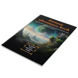 ksiega-rpg-a3-mata-zmywalna-fantasy-adventures-book-fantasy-siatka-heks