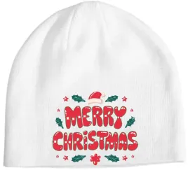 czapka-beanie-zimowa-fajny-nadruk-merry-christmas-swieta-idealny-prezent