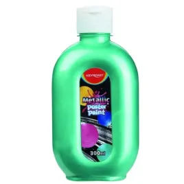 farba-plakatowa-300ml-keyroad-metaliczna-zielona