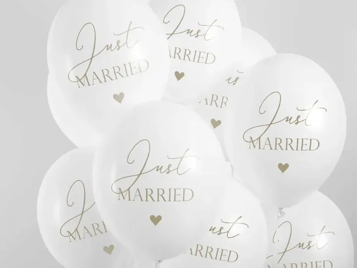 balony-just-married-30cm-cechy-z-nadrukiem