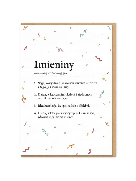 karnet-imieniny-okazja-imieniny