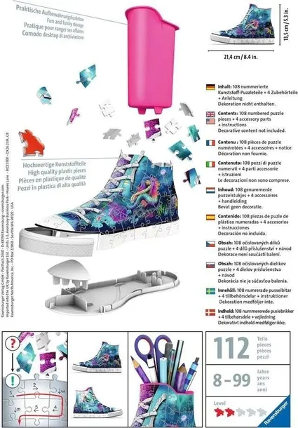 puzzle-3d-trampek-syrena-material-plastik