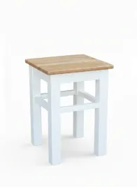 taboret-drewniany-bialy-orzech-do-kuchni-jadalni-recznie-robiony-gratis