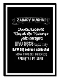 obraz-plakat-w-ramie-do-kuchni-zasady-jadalni-smieszny-zabawny-p2584-53x73