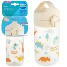 canpol-bidon-kubek-na-wode-dla-dzieci-od-25-roku-zycia-400ml-bezowy