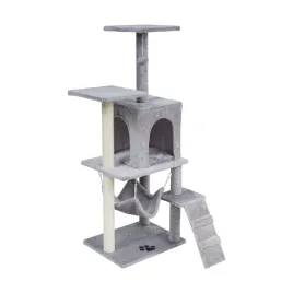 drapak-dla-kota-legowisko-domek-wieza-budka-wysoka-szary-125-cm-rebel